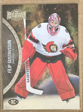 Filip Gustavsson #159 2021-22 NHL Metal Universe Rookie Card - Ottawa Senators