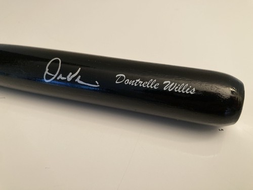 Dontrelle Willis Autographed Just Proof / Memorabilia Mini Baseball Bat 34 / 50 - Picture 3 of 5