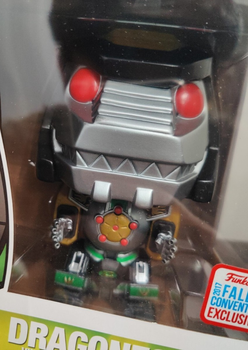 BOX FLAWS Funko Pop! Power Rangers Green Dragonzord 2017 NYCC