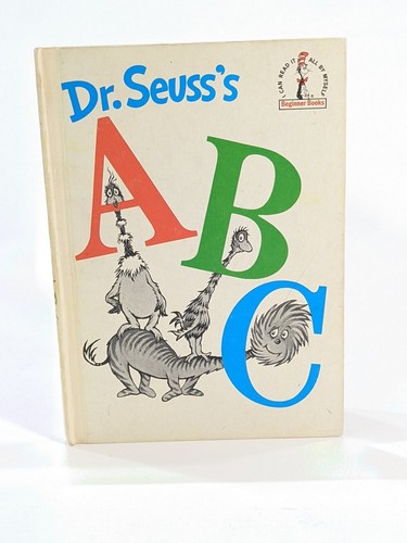 Vintage Dr. Seuss Book Club Edition Dr. Suess's ABC 1963 Hardcover - Imagen 2 de 7