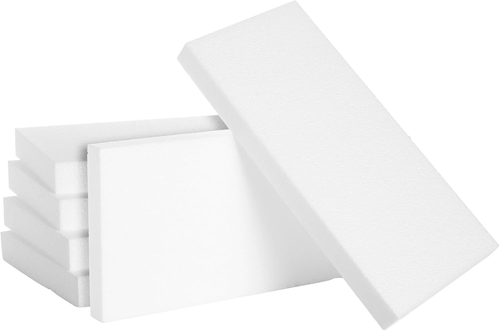 6 Pack Craft Foam Sheets, 1 Inch Thick Rectangle Blocks for Floral Arrangements,
