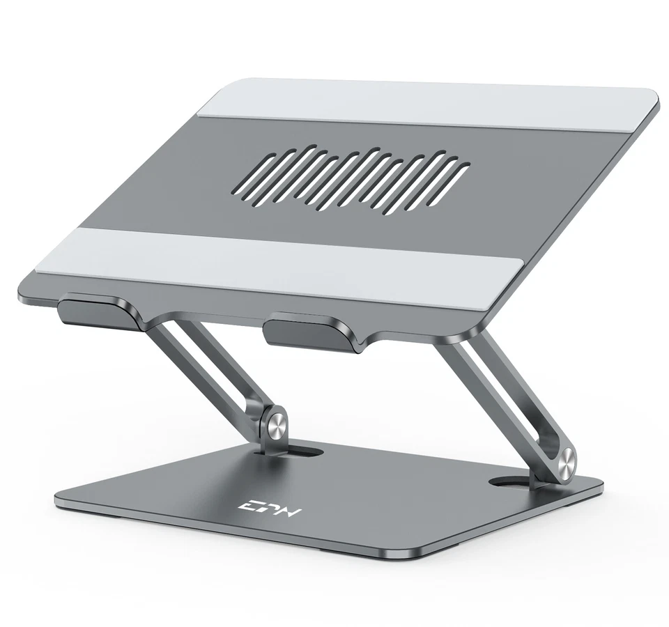 Laptop Stand Ergonomic Portable Laptop Riser Adjustable Height Laptop Holder - Image 3 of 4