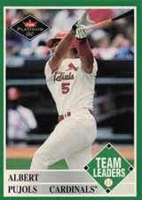 2001 Fleer Platinum #435 Albert Pujols Rookie Card