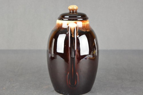 Vintage Pfaltzgraff Gourmet Brown Drip Pitcher/Coffee/Tea Pot #495 - Picture 3 of 11