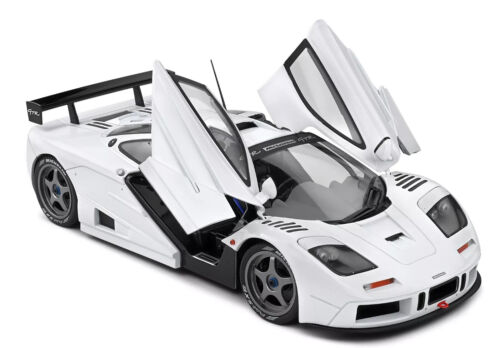 1/18 McLaren F-1 GTR Short Tail 1996 White Diecast Model Car by Solido S1804108 - Picture 7 of 11