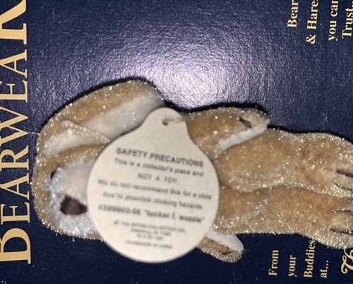 Prendedor de perro Boyds Bears retirado Wuzzie Tucker F Wuzzie cosido a mano - Imagen 6 de 7