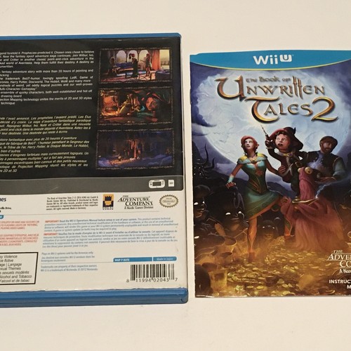 Book of Unwritten Tales 2 (Nintendo Wii U, 2016) Nur Hülle und Handbuch ohne Spiel - Bild 2 von 9