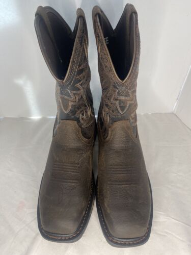Ariat WorkHog Composite Toe wasserdichte Arbeitsstiefel braun Herren Größe 8,5 EE neu! - Bild 2 von 9