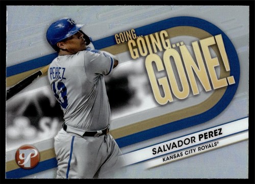 2023 Topps Pristine SALVADOR PEREZ GOING GOING GONE INSERT GGG-3 ROYALS - Picture 1 of 2