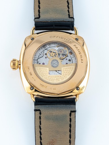 Panerai Radiomir 40 mm oro rosa 18k esfera negra PAM00103 - Juego completo enero 2003 - Imagen 6 de 16