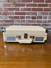 Open Box- Crosley Cruiser Plus Portable Turntable with Bluetooth- Light Tan