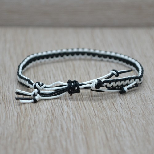 Bracciale corda bianco nero calcio ascoli cesena juve siena udinese spezia - Foto 3 di 8