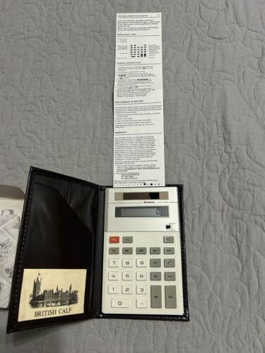 VINTAGE VITRONIC DUAL POWER CACULATOR - Picture 3 of 8