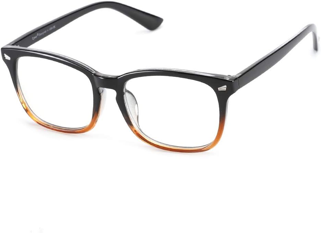Blue Light Blocking Glasses for Men & Women to Reduce Eye Strain from Computers & UV Rays-image