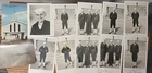 Vintage Lot 12 Sailors Carrier Photos WW2 40s Navy  NAVAL TRAINING SAMPSON NY