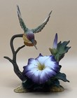 Vintage Homco Hummingbird And Blossom Porcelain Figure Glory of Nature 6.5 Inch