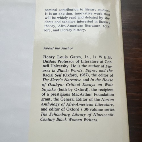 The Signifying Monkey by Henry Louis Gates Jr. HCDJ Afro American Lit 1988 - Afbeelding 11 van 24