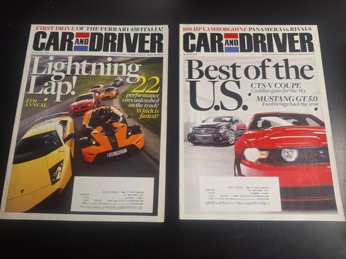 Car & Driver 2010 Magazines. Pick Which Issue You Want.  Free Shipping - Foto 2 di 6