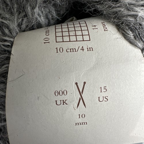 Rowan Alpaca Chunky Yarn ~ Light Gray, 100gr Sh00078 - Picture 3 of 5