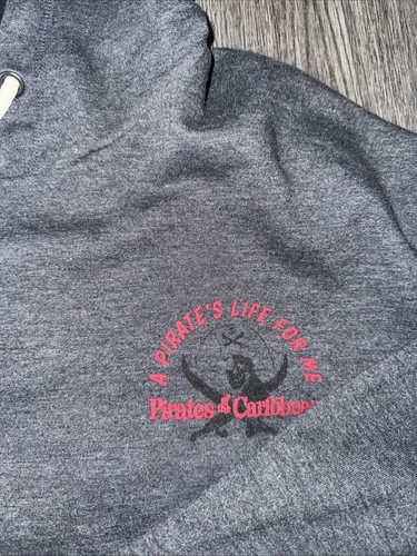 Disney Parks Pirates Life Caribbean Sweatshirt Hoodie Dead Men Tell No Tales Med - Picture 2 of 14