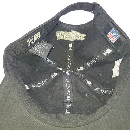 Atlanta Falcons NFL New Era Black Adjustable Baseball Cap Hat - Picture 7 of 7