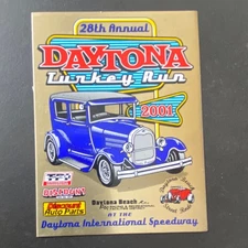 Daytona 28th Annual Turkey Run 2001 Adhesive Collectible Plaque