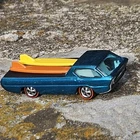 Hot Wheels Deora Redline Aqua 1968 1st Year Authentic Original Dodge Brothers