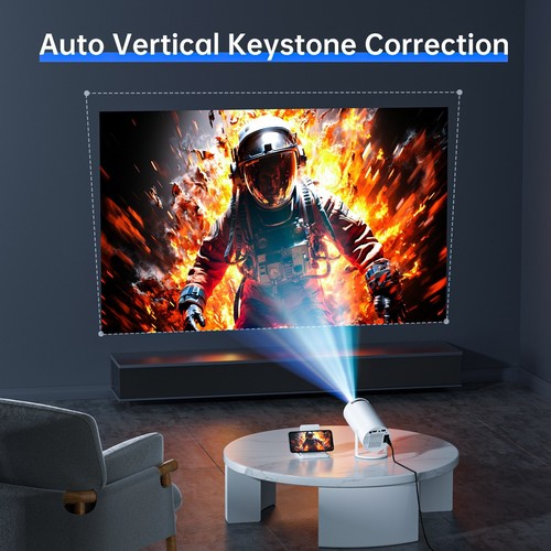 Mini Home Portable Projector,Bluetooth Wifi Theater, HD Home Cinema,Multi-device - 第 10/11 張圖片