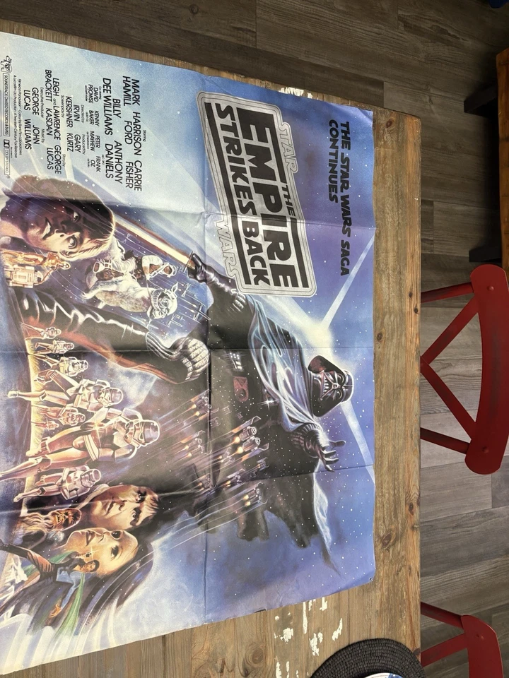 1980 Star Wars El Imperio Contraataca Póster Original 30x40 Foto 2 de 4
