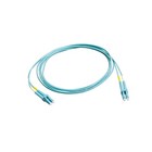 Belden FP3LDLD003M 3 Meter LC Duplex Patch Cord OFNR Rated Multimode (OM3) Aqua