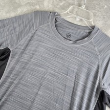 Hang Ten Shirt Mens Large Gray UV Protection UPF 50 Long Sleeve Surfing Beach