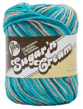 Lily Sugar'n Cream Yarn - Ombres Super Size Pebble Beach