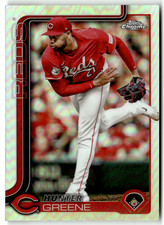 2025 Topps Chrome MLB No. 91 Hunter Greene Refractor