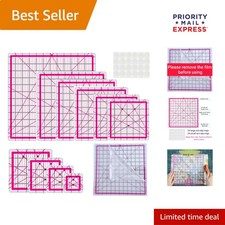 Professional Acrylic Quilting Rulers with Non-Slip Design for Accurate Cutting
