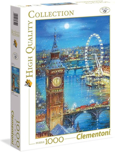 Clementoni 39319 Snow flakes on the Big Ben 1000 Teile Puzzle - Bild 1 von 2