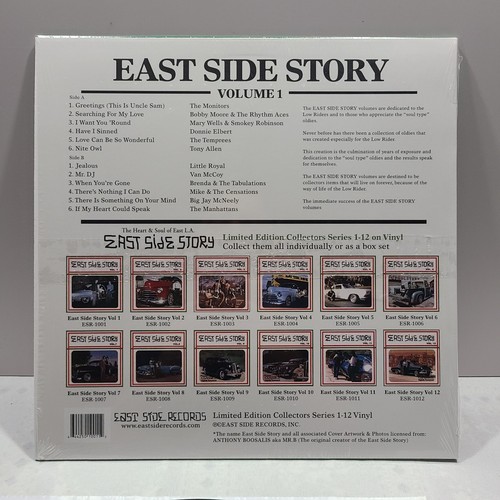 East Side Story Vol. 1 LP Soul Lowrider Compilation 2018 NM Vinyl Shrink #76m - Picture 6 of 14