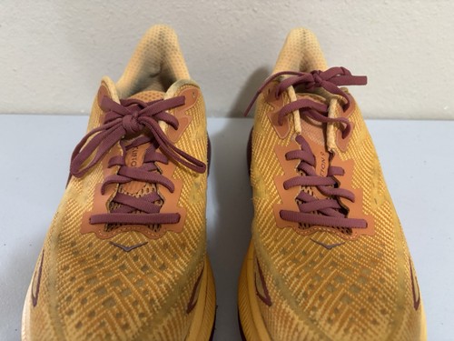 Hoka One One Clifton 9 Amber Haze Sherbet Running Sneakers Shoes Men’s Size 9D - Picture 6 of 14