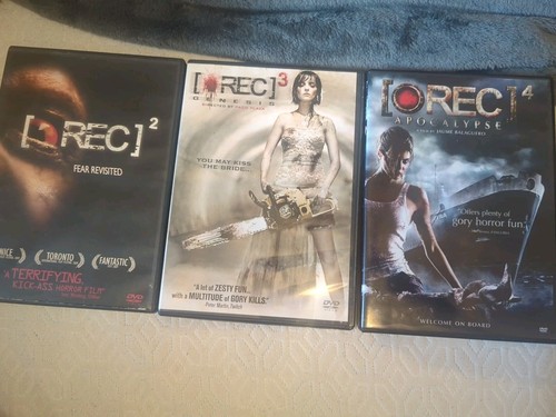 Horror DVD Lot - [REC] 2 Fear, [REC] 3 Genesis, [REC] 4 Apocalypse
