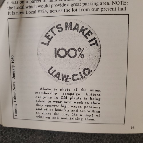 1985 Out Of Despair And Fear Into Dignity And Security UAW 652 A Story to Tell - Imagen 12 de 18