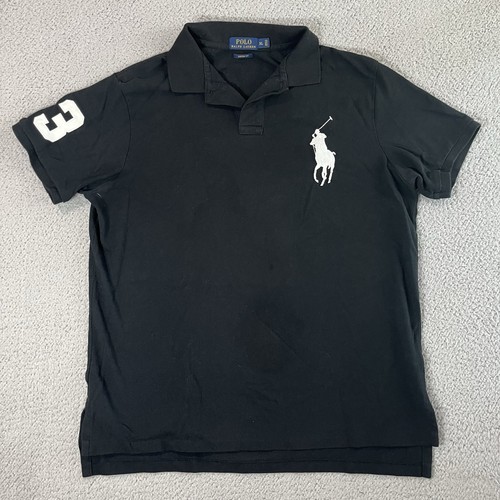 Polo Ralph Lauren Poloshirt Herren XL Custom Fit Big Pony Logo #3 am Ärmel - Bild 1 von 8
