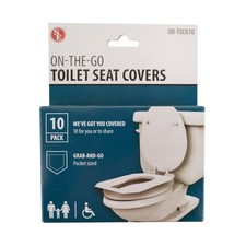 10pc Paper Travel Disposable Biodegradable Flushable Sanitary Toilet Seat Covers
