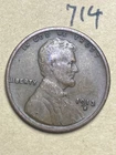 1913-S LINCOLN WHEAT CENT, low mintage date, "FINE" condition #714