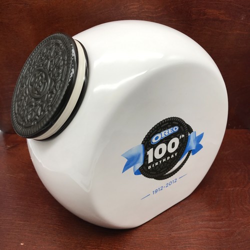 Biscottiera Oreo 100° Compleanno 1912-2012 Ceramica - Foto 1 di 14