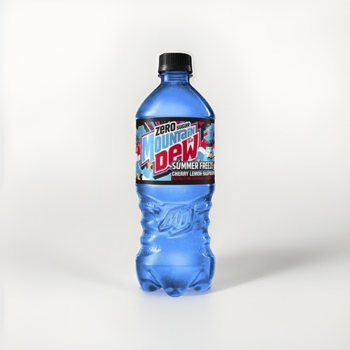 Single Sealed Bottle Mountain Dew Summer Freeze Zero Sugar 20oz