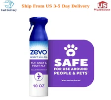 ZEVO Flying Insect Killer Spray for Gnats and Mosquitoes 10 oz