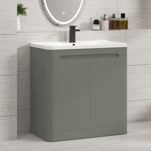 600/700/800 Modern Bathroom Vanity Cabinet Unit Basin Wall Hung Floor Standing - Picture 17 of 39