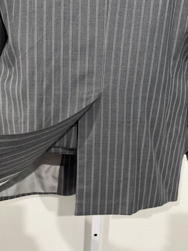 5450 $ Tom Ford anthrazitgrauer Nadelstreifen Zweiteiler Anzug 54 L / 44 lang *einmal getragen* - Bild 13 von 24