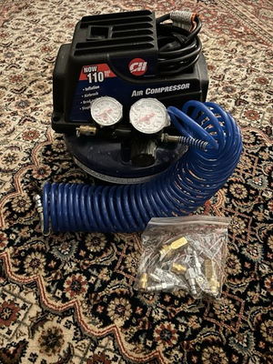 #ad Campbell Hausfeld 1 Gallon 110psi Air Compressor Pre Owned $89.99