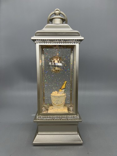 Lanterna ad acqua illuminata animata celebrazione champagne 11,5" - Foto 5 di 6