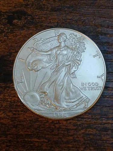 1996 $1 American Silver Eagle 1 oz Uncirculated Coin BU